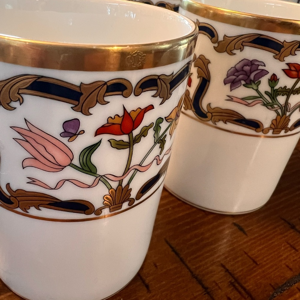 Rare Christian Dior Coffee Mug Set